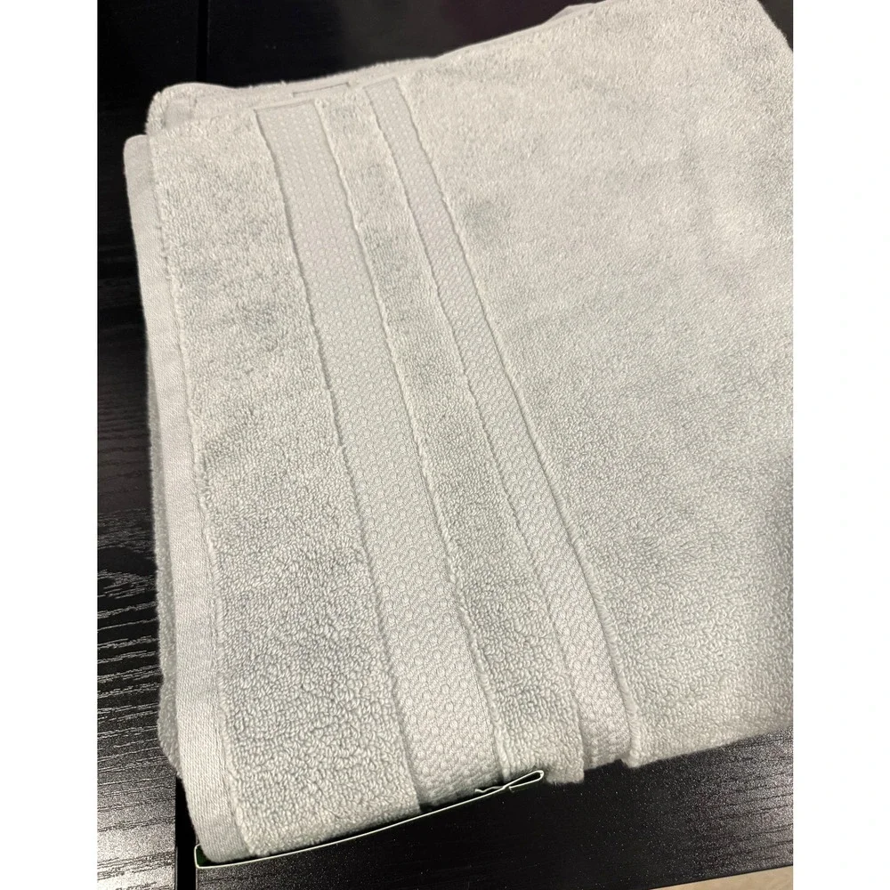 Kate Spade Bath Towel Light Gray Blue 30
